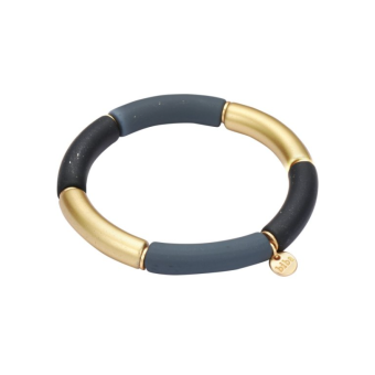 54420MIX03 Armband Biba Retro Mat Zwart